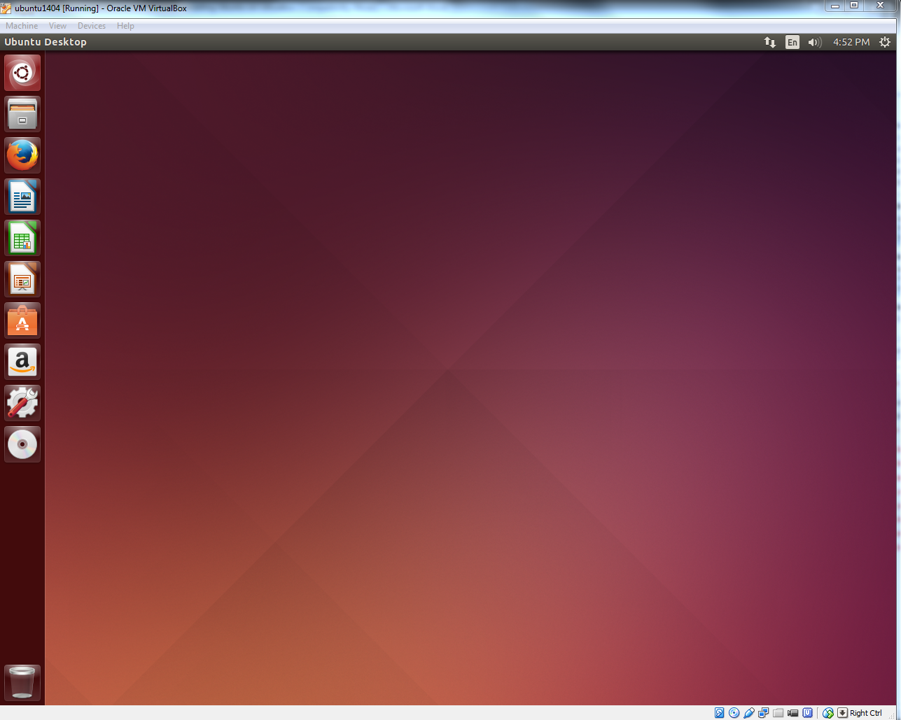 Normal Ubuntu desktop